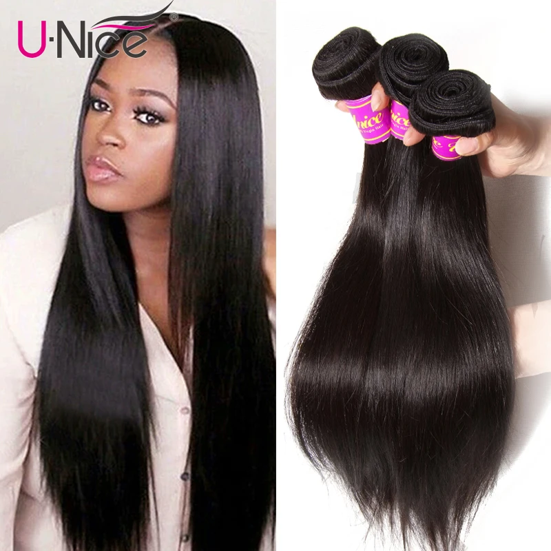 UNICE HAIR Malaysian Straight Hair Extension 8-30 Inch Natural Color Human Hair Bundles 100% Remy Hair Weave 1/3/4 Pieces
UNICE HAIR Malaysian Straight Hair Extension 8-30 Inch Natural Color Human Hair Bundles 100% Remy Hair Weave 1/3/4 Pieces