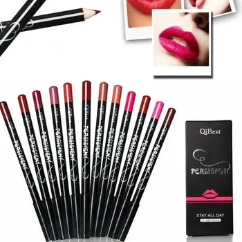 BearPaw 12 Pcs/Set Waterproof Lip Liner Pencil Long Lasting Lipliner Makeup Tools lip pencil maxfactor Cosmetics
BearPaw 12 Pcs/Set Waterproof Lip Liner Pencil Long Lasting Lipliner Makeup Tools lip pencil maxfactor Cosmetics