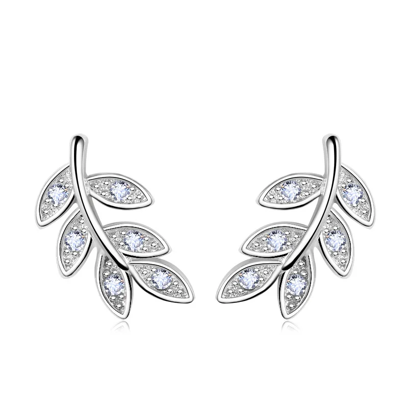 Earrings 2017 Silver Color Earrings Leaf Style Marquise Cut AAA Austrian Clear Zircon Women Fashion Earring Stud joya novia boda
Earrings 2017 Silver Color Earrings Leaf Style Marquise Cut AAA Austrian Clear Zircon Women Fashion Earring Stud joya novia boda