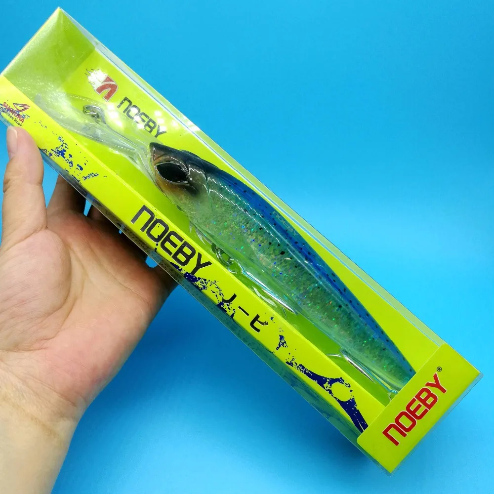 NOEBY 1PCS NEW LURE 90g/180mm big Floating minnow fishing bait 8colors 5-6.5m Trolling bait for Kingfish/Tuna Saltwater
NOEBY 1PCS NEW LURE 90g/180mm big Floating minnow fishing bait 8colors 5-6.5m Trolling bait for Kingfish/Tuna Saltwater