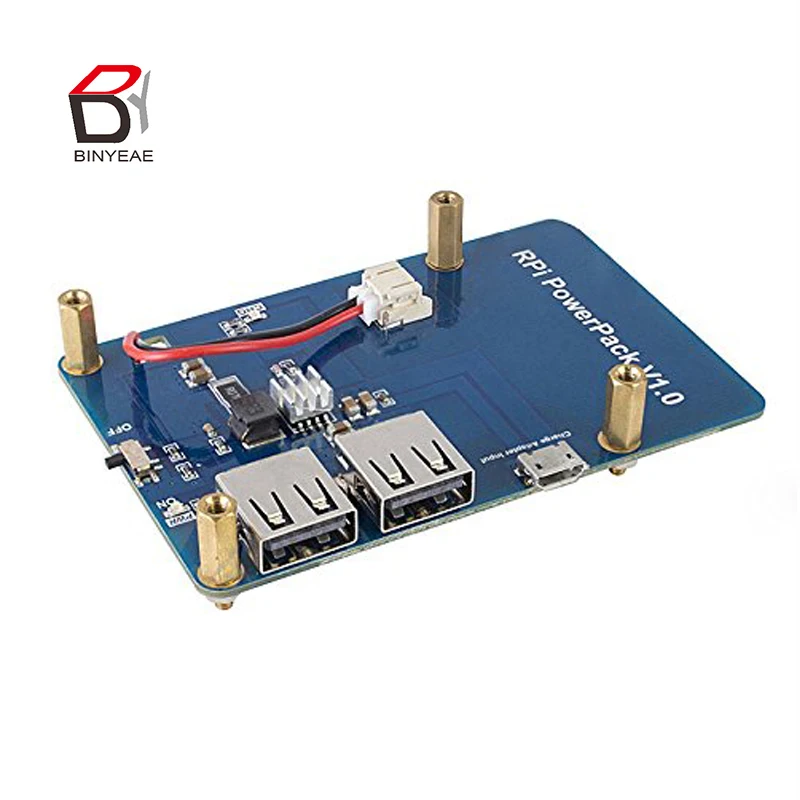 Power Supply Lithium Battery Pack Expansion Board with Switch for Raspberry Pi 3,2 Model B,1 Model B+ Banana Pi
Power Supply Lithium Battery Pack Expansion Board with Switch for Raspberry Pi 3,2 Model B,1 Model B+ Banana Pi
