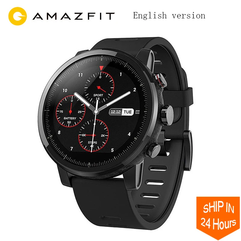 Global Version Huami Amazfit Stratos Smart Sports Watch 2 GPS 5ATM Water 2.5D Screen GPS Firstbeat Swimming For Strava Xiaomi 2
Global Version Huami Amazfit Stratos Smart Sports Watch 2 GPS 5ATM Water 2.5D Screen GPS Firstbeat Swimming For Strava Xiaomi 2
