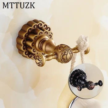 MTTUZK Wall Mounted Solid Brass Traditional Clothes Hanger Carving Bronze Bathroom Towel Hooks Wall Hangers gancho
MTTUZK Wall Mounted Solid Brass Traditional Clothes Hanger Carving Bronze Bathroom Towel Hooks Wall Hangers gancho