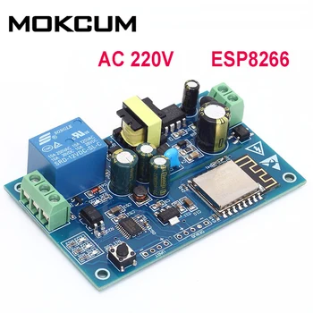 AC 220V ESP8266 WIFI Relay Switch Remote Control Smart Home IOT Transmission Relay Module Board For Arduino
AC 220V ESP8266 WIFI Relay Switch Remote Control Smart Home IOT Transmission Relay Module Board For Arduino