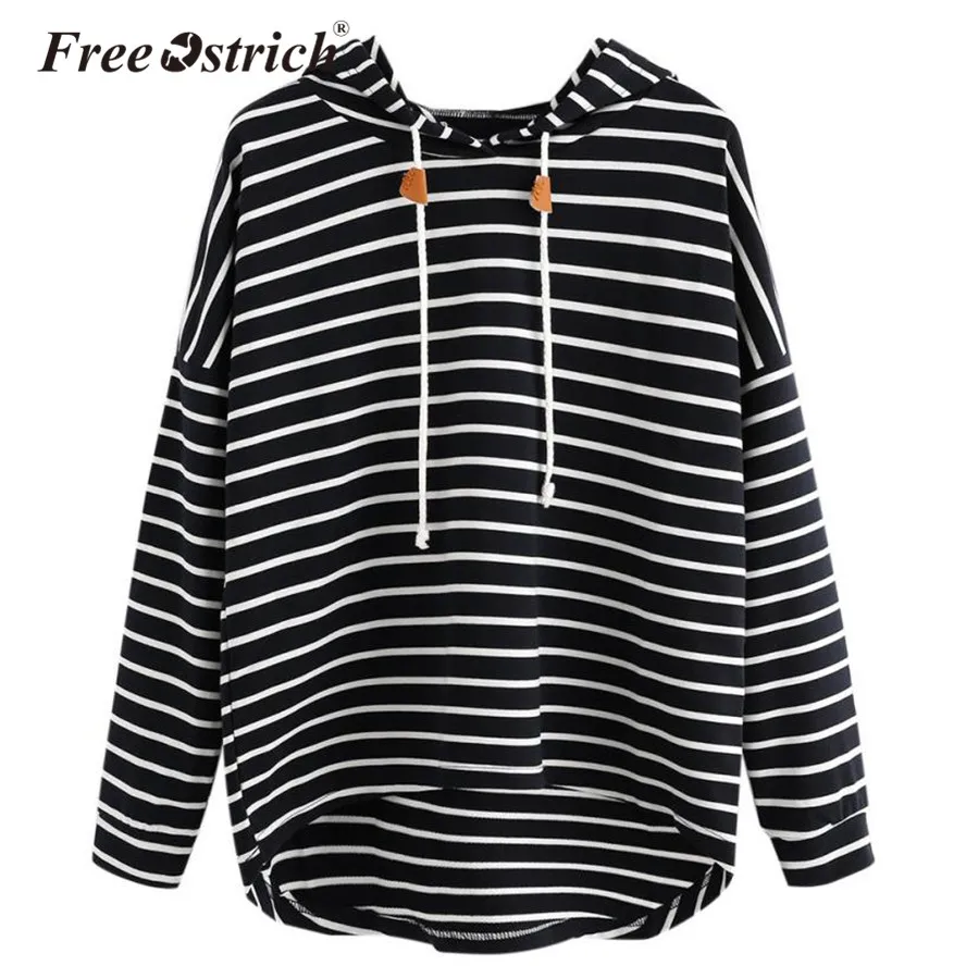 FREE OSTRICH Women Hooded Jumper Striped Print Long Sleeve Sweatshirt Pullover Tops Moletom Sudadera Mujer Oct16
FREE OSTRICH Women Hooded Jumper Striped Print Long Sleeve Sweatshirt Pullover Tops Moletom Sudadera Mujer Oct16