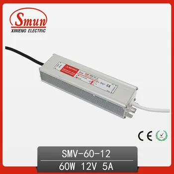 60W 12V 5A Waterproof IP67 LED Driver Switching Power Supply for Led Strip Light with CE ROHS 1 Year Warranty SMV-60-12
60W 12V 5A Waterproof IP67 LED Driver Switching Power Supply for Led Strip Light with CE ROHS 1 Year Warranty SMV-60-12
