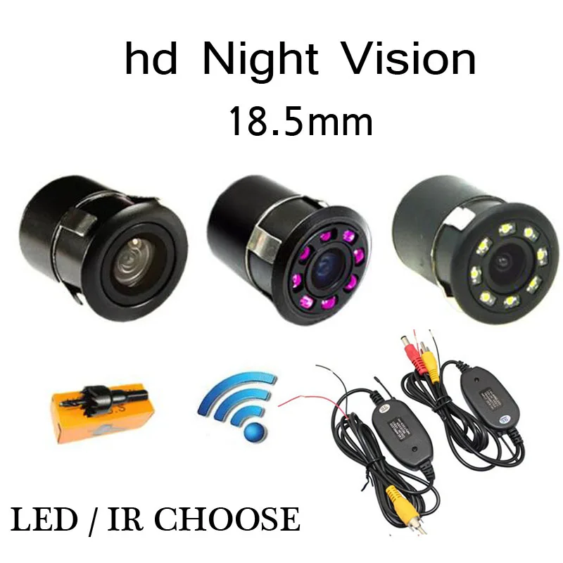 Wireless Universal HD Car Rear View BackUp Rear Parking Camera with 8 IR / LEDLight Infrared Night Vision cam Parking assistance
Wireless Universal HD Car Rear View BackUp Rear Parking Camera with 8 IR / LEDLight Infrared Night Vision cam Parking assistance
