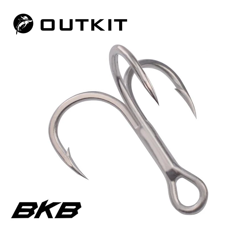 OUTKIT 5 Pieces Super Sharp High Carbon Steel Treble Hook 6# 8# Strong BKB Treble Fishing Hooks Fish Hook Artificial Tackle
OUTKIT 5 Pieces Super Sharp High Carbon Steel Treble Hook 6# 8# Strong BKB Treble Fishing Hooks Fish Hook Artificial Tackle