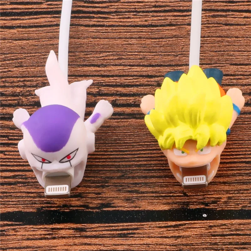 SIANCS Cartoon Dragon Ball doll Cable bite protector wire Son Goku Frieza cable holder for iPhone cable organizer winder 
SIANCS Cartoon Dragon Ball doll Cable bite protector wire Son Goku Frieza cable holder for iPhone cable organizer winder