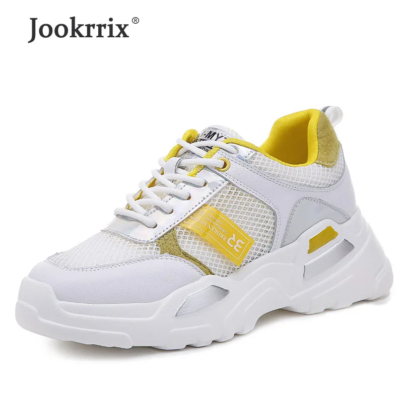 Jookrrix 2019 Women Footwear Shoes For Lady Increased 5 cm Chunky Shoes Women Genuine Leather Trainer Brand Platform Shoes
Jookrrix 2019 Women Footwear Shoes For Lady Increased 5 cm Chunky Shoes Women Genuine Leather Trainer Brand Platform Shoes
