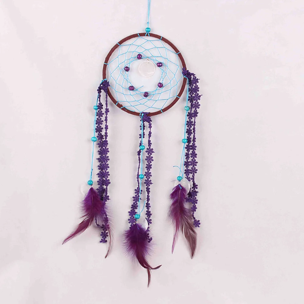 Wind Chimes Purple Lace Dream Catcher Handmade Net Valentine's Day Gift For Girl Living Room Decor
Wind Chimes Purple Lace Dream Catcher Handmade Net Valentine's Day Gift For Girl Living Room Decor