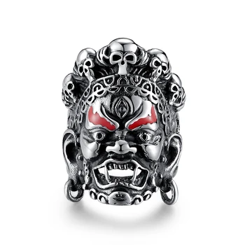 JHSL Brand Big Large Male Men Skull Mahakala Rings Fashion Indian Jewelry Stainless Steel size 7 8 9 10 11
JHSL Brand Big Large Male Men Skull Mahakala Rings Fashion Indian Jewelry Stainless Steel size 7 8 9 10 11