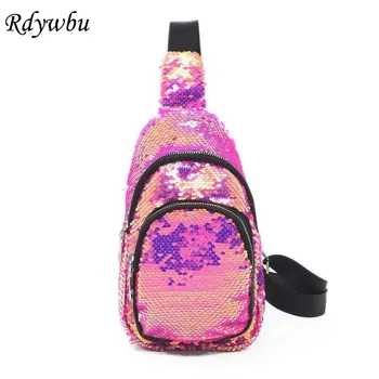 Rdywbu Glitter Sequins Chest Bag Women New Shiny Crossbody Sling Shoulder Bag Girls Fashion Message Back Pack Travel Bag B709
Rdywbu Glitter Sequins Chest Bag Women New Shiny Crossbody Sling Shoulder Bag Girls Fashion Message Back Pack Travel Bag B709