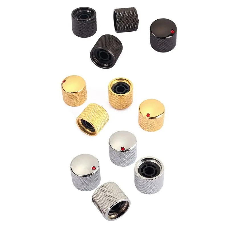 4 Pcs Metal Electric Guitar Potentiometer Volume Tone Control Knobs Buttons String Instrument Parts
4 Pcs Metal Electric Guitar Potentiometer Volume Tone Control Knobs Buttons String Instrument Parts