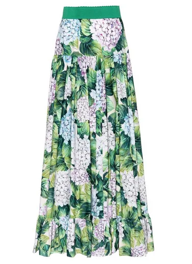 Customized Designer Fashion Women's Hydrangea Floral Print Elastic Waist Pleated Ankle-Length Long Skirt Casual Faldas Saia
Customized Designer Fashion Women's Hydrangea Floral Print Elastic Waist Pleated Ankle-Length Long Skirt Casual Faldas Saia
