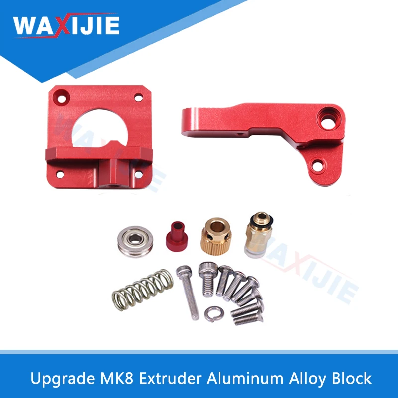 Upgrade MK8 Extruder Aluminum Alloy Block Red Bowden 3D Printer For 1.75mm Filament Kit Right Left Hand Part For ender 3
Upgrade MK8 Extruder Aluminum Alloy Block Red Bowden 3D Printer For 1.75mm Filament Kit Right Left Hand Part For ender 3