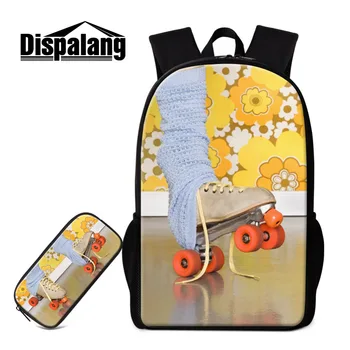Dispalang 2pcs/Set Skates Printing Backpack Teenage Kids Students School Bag with Pencil Case Ice Skating Girls Rucksack Mochila
Dispalang 2pcs/Set Skates Printing Backpack Teenage Kids Students School Bag with Pencil Case Ice Skating Girls Rucksack Mochila