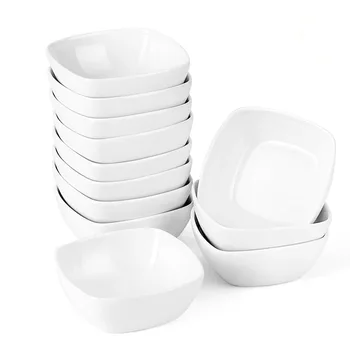 MALACASA 12-Piece 4" Ramekins Ivory White Porcelain Kitchen Cream Dessert Dishes Fruit Snack Bowl Breakfast Plate (Set of 12)
MALACASA 12-Piece 4" Ramekins Ivory White Porcelain Kitchen Cream Dessert Dishes Fruit Snack Bowl Breakfast Plate (Set of 12)