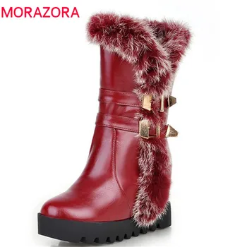 MORAZORA 2020 new arrival mid calf boots women high qulity pu winter snow boots keep warm platform shoes woman big size 34-43
MORAZORA 2020 new arrival mid calf boots women high qulity pu winter snow boots keep warm platform shoes woman big size 34-43