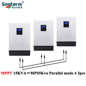 15KVA MPPT Solar Inverter 48Vdc to 230Vac/380VAC Built-in 3*48V80A/60A Solar Charge Controller Can Charge Max. Solar Panels 12KW
15KVA MPPT Solar Inverter 48Vdc to 230Vac/380VAC Built-in 3*48V80A/60A Solar Charge Controller Can Charge Max. Solar Panels 12KW
