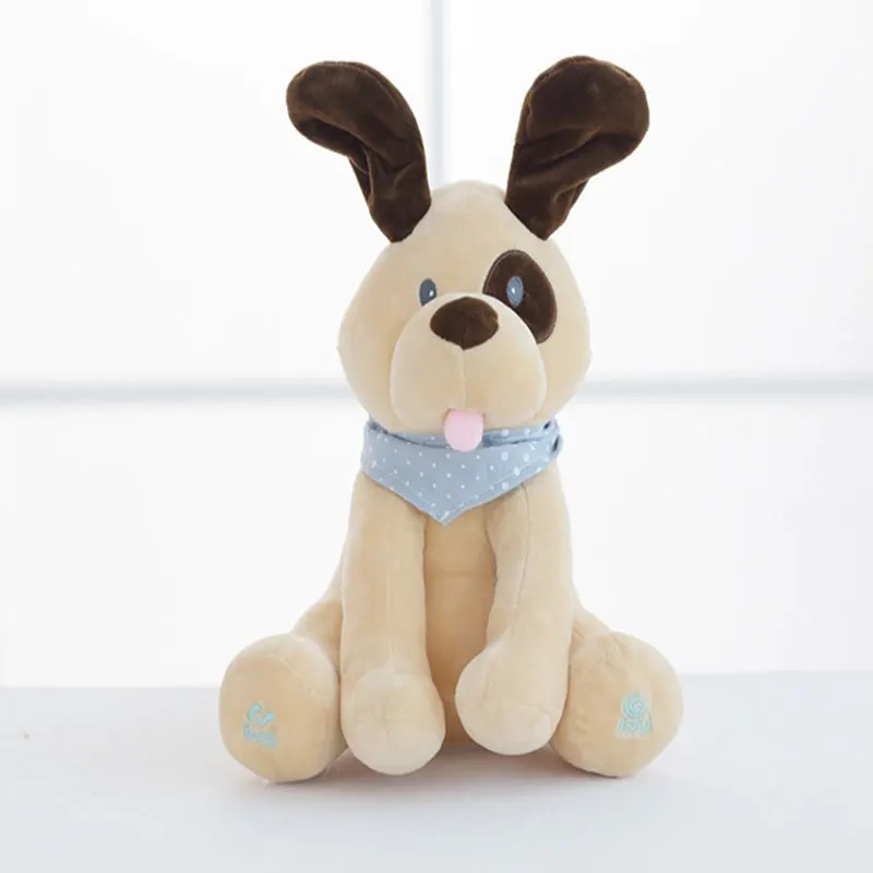 30cm Stuffed & Plush animal hot sale electric puppy dog play hide seek cute cartoon toys for children Kids birthday gift
30cm Stuffed & Plush animal hot sale electric puppy dog play hide seek cute cartoon toys for children Kids birthday gift