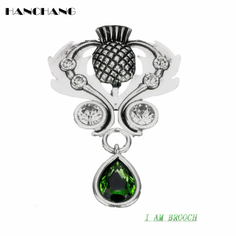Scottish Thistle Brooch pin with Green Crystal Rhinestones Women Vintage Brooches Pins Party Prom Jewelry broches
Scottish Thistle Brooch pin with Green Crystal Rhinestones Women Vintage Brooches Pins Party Prom Jewelry broches