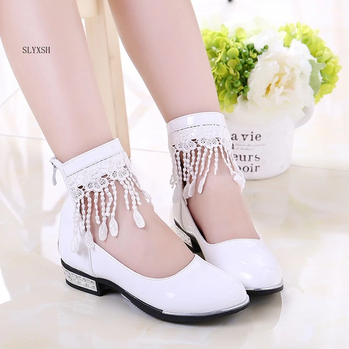 Pink White Black Girl PU Leather Shoes For Girls Party Lace Dance Children Kids Shoes 2-14 Years Princess Child Wedding Shoes
Pink White Black Girl PU Leather Shoes For Girls Party Lace Dance Children Kids Shoes 2-14 Years Princess Child Wedding Shoes