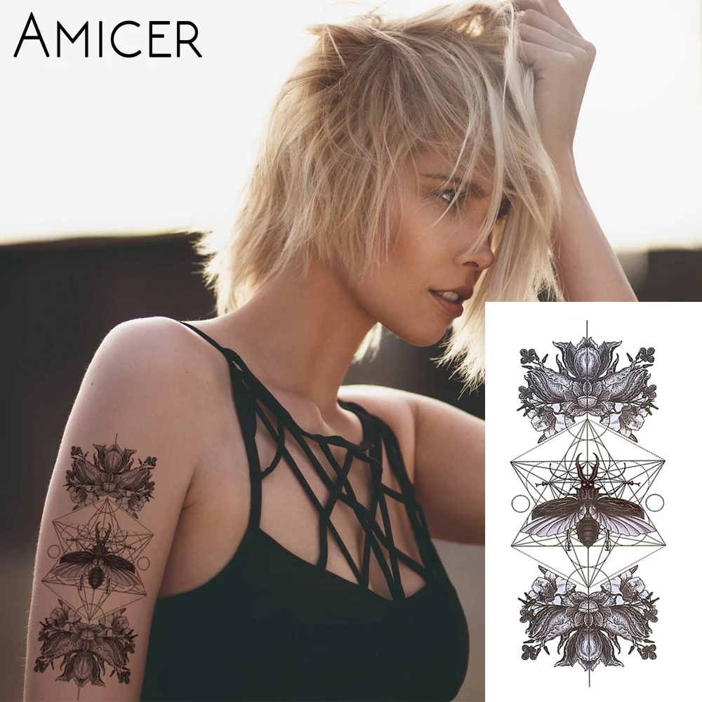 1PC Sexy lotus Hot Black White Large Flower Henna Temporary Tattoo Black Mehndi Style Waterproof Tattoo Sticker
1PC Sexy lotus Hot Black White Large Flower Henna Temporary Tattoo Black Mehndi Style Waterproof Tattoo Sticker