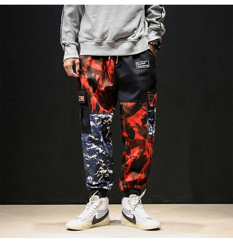 Camo Pants Man Hip Hop Ankle (9)