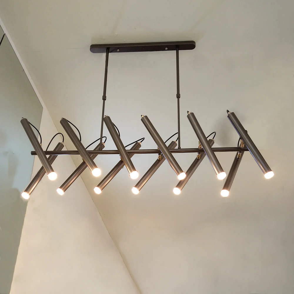Pendant Light 16lights Hanging Lamp European modern dining room creative long cylinder Livingroom Bar Lighting 110-240V
Pendant Light 16lights Hanging Lamp European modern dining room creative long cylinder Livingroom Bar Lighting 110-240V