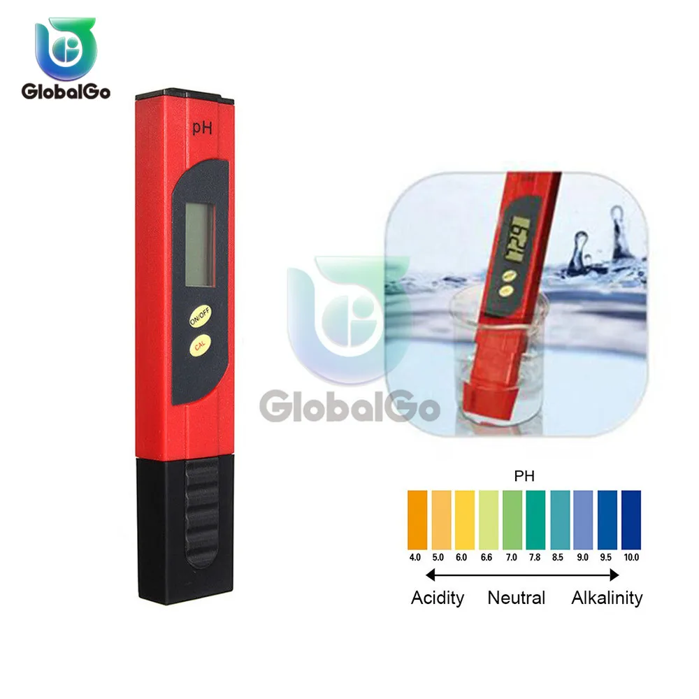 LCD Digital Water PH Meter Tester Pen Aquarium Pool Water Wine Urine Automatic Calibration PH Liquid Tester
LCD Digital Water PH Meter Tester Pen Aquarium Pool Water Wine Urine Automatic Calibration PH Liquid Tester