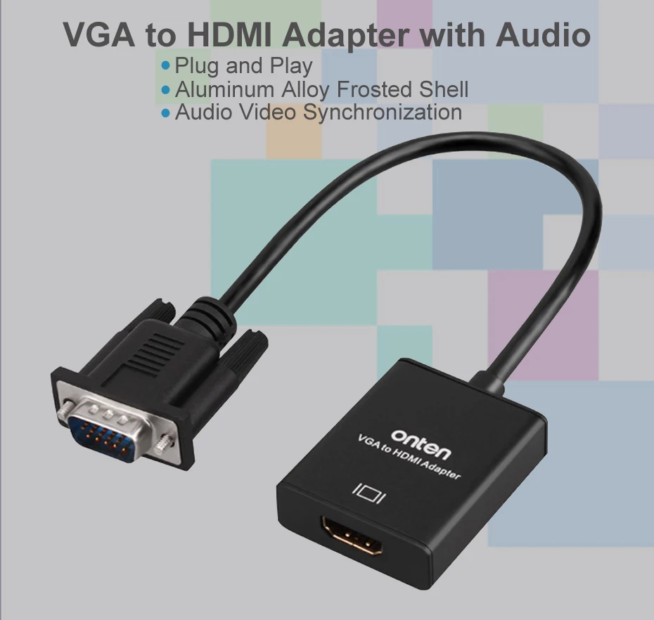 VGA to HDMI Cable Converter Adapter 1