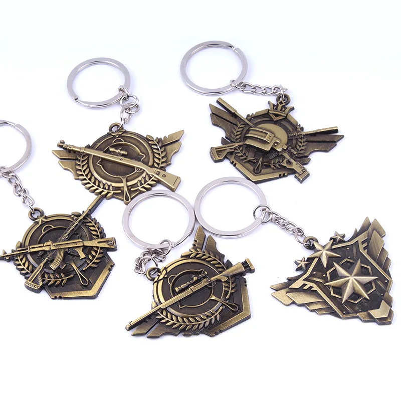 PUBG Keychain Battle Grounds Keychain Helmet Pan 98K Gun Alloy Keyring Jewelry FPS Game Fans Gift llaveros mujer brelok
PUBG Keychain Battle Grounds Keychain Helmet Pan 98K Gun Alloy Keyring Jewelry FPS Game Fans Gift llaveros mujer brelok