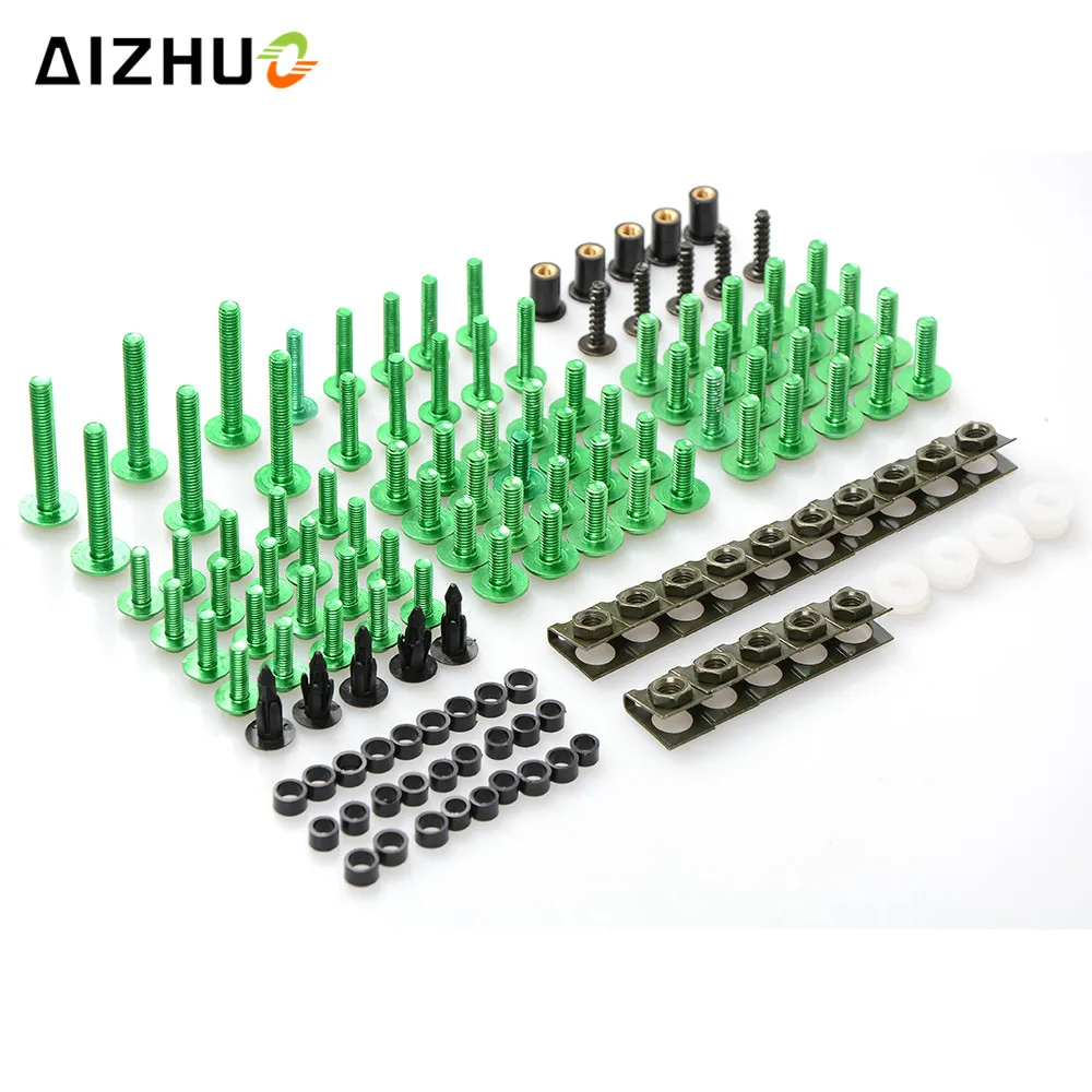 Motorcycle Fairing Body Bolts Screw Spring Nuts FOR KAWASAKI NINJA ZX10R ZX10RR VERSYS 650cc ZRX1100 ZX1100 ZX11
Motorcycle Fairing Body Bolts Screw Spring Nuts FOR KAWASAKI NINJA ZX10R ZX10RR VERSYS 650cc ZRX1100 ZX1100 ZX11