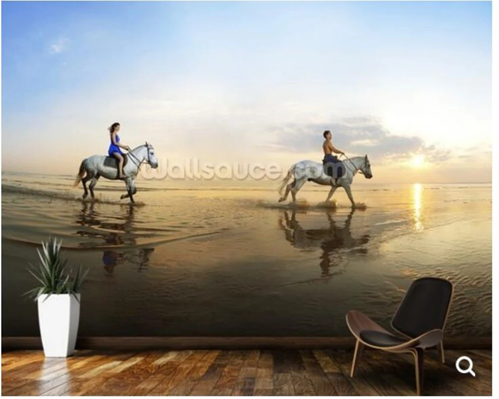 Custom landscape wallpaper,Beach Horse Riding fresco for living room bedroom bar KTV background wallpaper home decoration
Custom landscape wallpaper,Beach Horse Riding fresco for living room bedroom bar KTV background wallpaper home decoration