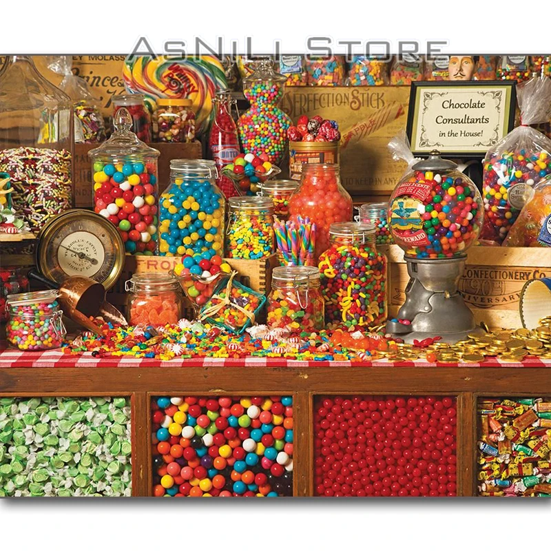 Full Square/Round Drill 5D DIY Diamond Painting "Candy Store" 3D Embroidery Cross Stitch Mosaic Home Decor gift
Full Square/Round Drill 5D DIY Diamond Painting "Candy Store" 3D Embroidery Cross Stitch Mosaic Home Decor gift