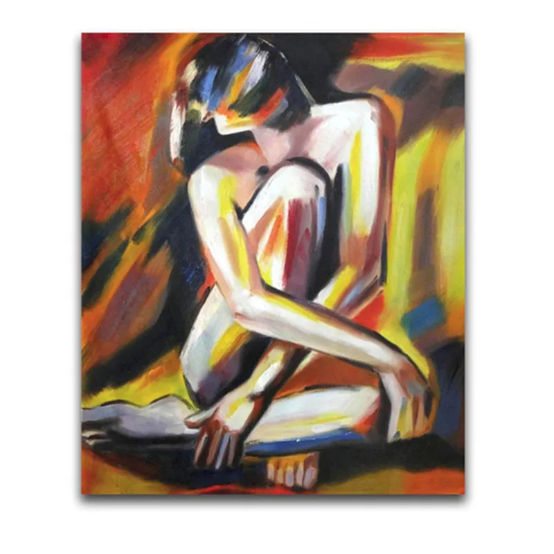 Handpainted Colorful Nude Girl Oil Painting on Canvas Sexy Naked Acrylic Paintings Modern Abstract Home Decor Wall Art Picture
Handpainted Colorful Nude Girl Oil Painting on Canvas Sexy Naked Acrylic Paintings Modern Abstract Home Decor Wall Art Picture