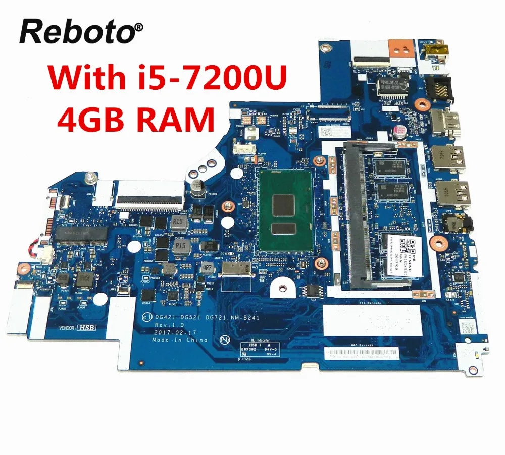 Материнская плата для ноутбука LENOVO IDEAPAD 320-17IKB P/N 5B20N86620 со стандартом памяти 4 Гб