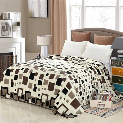 Star Plaid Printing Modern Soft Brown/Grey/Blue Solid Color Flannel Blanket Home/Bed/sofa 120x200/150x200/200x230cm
Star Plaid Printing Modern Soft Brown/Grey/Blue Solid Color Flannel Blanket Home/Bed/sofa 120x200/150x200/200x230cm