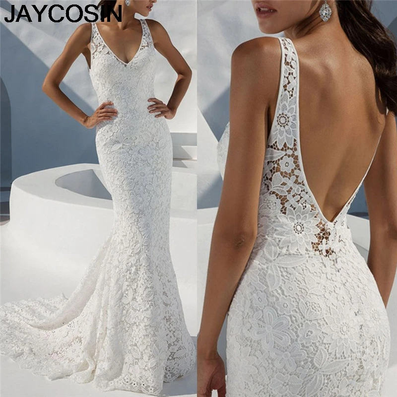 JAYCOSIN Women Dress Sleeveless V-neck Floor Length Mermaid Lace Dress Evening Formal Dresses Vestido 2019 New Summer jy16
JAYCOSIN Women Dress Sleeveless V-neck Floor Length Mermaid Lace Dress Evening Formal Dresses Vestido 2019 New Summer jy16