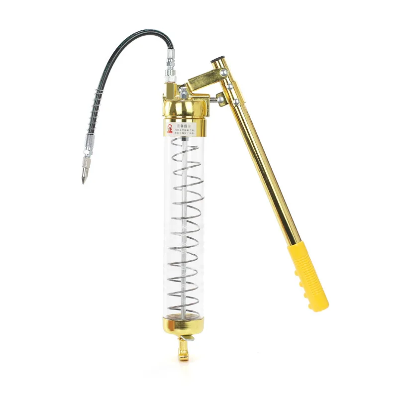 600CC Transparent Single Pressure Rod Grease Gun Hand Operated Grease gun For Auto Maintenance Accessories
600CC Transparent Single Pressure Rod Grease Gun Hand Operated Grease gun For Auto Maintenance Accessories