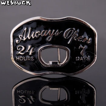 wholesale WesBuck Brand Black Men Belt Buckle Distribute Always Open Beer Bottle Opener Belt Buckle 5 PCS MOQ
wholesale WesBuck Brand Black Men Belt Buckle Distribute Always Open Beer Bottle Opener Belt Buckle 5 PCS MOQ