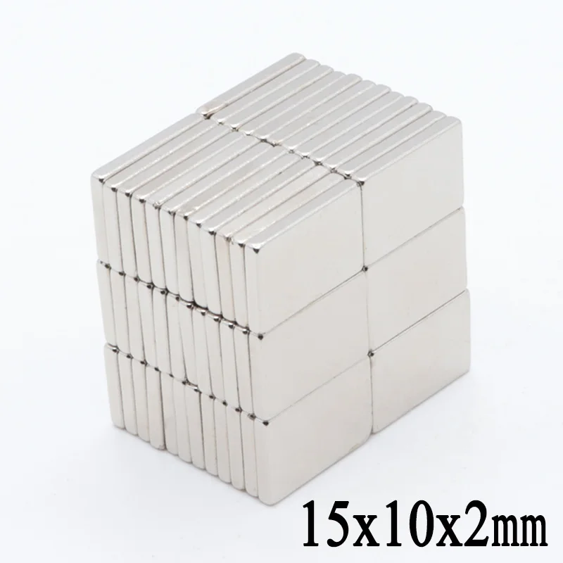 50pcs 15mm x 10mm x 2mm N35 Small Super Strong Cuboid Rare Earth Neodymium Magnets 15x10x2 mm
50pcs 15mm x 10mm x 2mm N35 Small Super Strong Cuboid Rare Earth Neodymium Magnets 15x10x2 mm