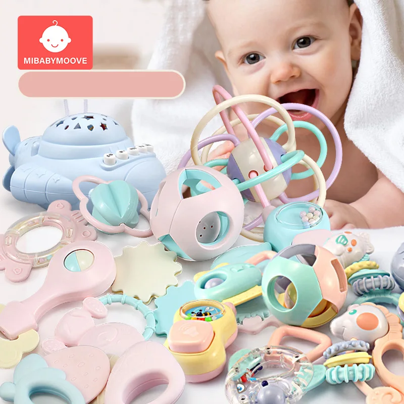 Newborn Baby Rattles Teether Toy Infant Cartoon Teethers Toy Toddle Safe Chewable Handbell Tooth Nursing Ring Bells for 0-12 m
Newborn Baby Rattles Teether Toy Infant Cartoon Teethers Toy Toddle Safe Chewable Handbell Tooth Nursing Ring Bells for 0-12 m