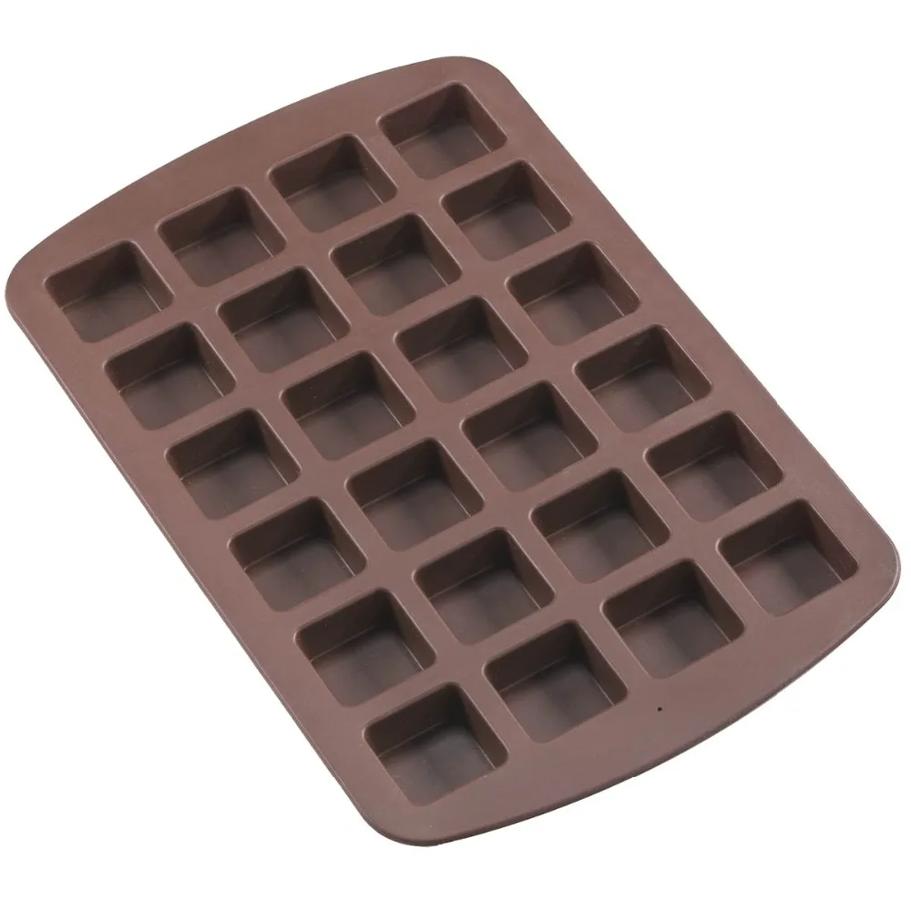 24 Cavity Silicone Brownie Squares Baking Mold Pans, Non-Stick, Easy To Clean, Oven / Microwave / Dishwasher / Freezer safe
24 Cavity Silicone Brownie Squares Baking Mold Pans, Non-Stick, Easy To Clean, Oven / Microwave / Dishwasher / Freezer safe