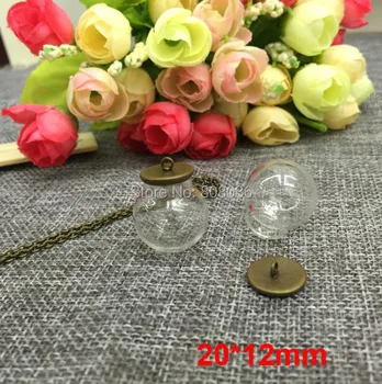 Free Ship! The factory price 20sets 20mm*12mm glass globe with antique bronze base set DIY Clear Cloche Glass Bottle Pendant
Free Ship! The factory price 20sets 20mm*12mm glass globe with antique bronze base set DIY Clear Cloche Glass Bottle Pendant