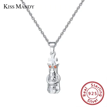 KISS MANDY 925 Sterling Silver Women Pendants Necklaces Long Chain Chess Pawn Shape Original Korean Jewelry Accessories KSN129
KISS MANDY 925 Sterling Silver Women Pendants Necklaces Long Chain Chess Pawn Shape Original Korean Jewelry Accessories KSN129