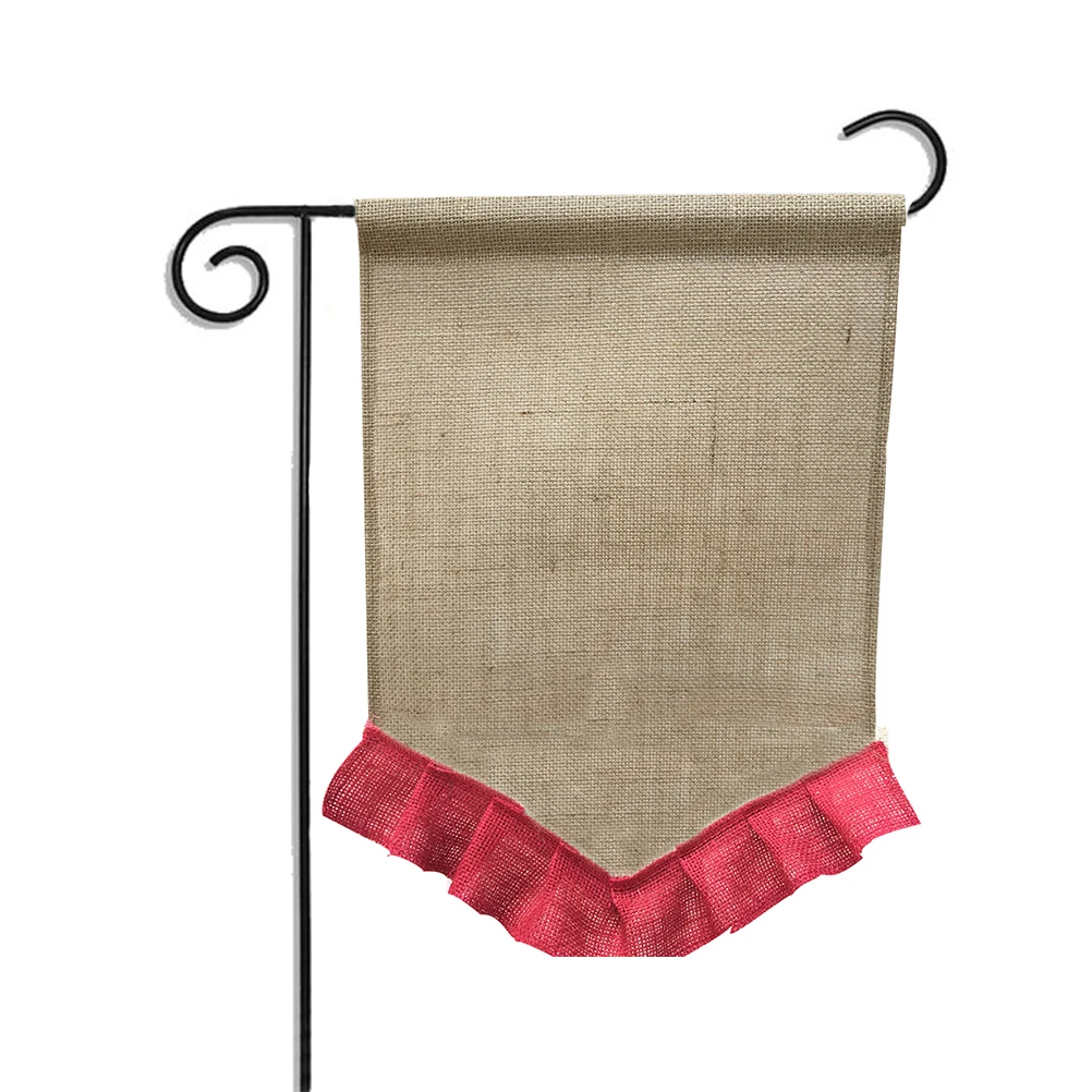 Garden Flag Jute Celebration Yard Flags Decorative House Banner Flags for Party Holiday Decoration (Red)
Garden Flag Jute Celebration Yard Flags Decorative House Banner Flags for Party Holiday Decoration (Red)