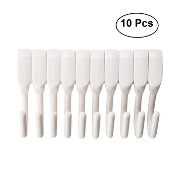 OUNONA 10PCS Plastic Hooks Clothing TS-Shaped Fangers owel Baskets Hanger Hook Cloth Hanger Portable Clothespin Holder 
OUNONA 10PCS Plastic Hooks Clothing TS-Shaped Fangers owel Baskets Hanger Hook Cloth Hanger Portable Clothespin Holder
