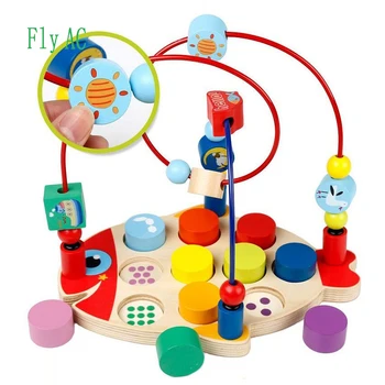 Wooden Beads Maze Roller Coaster Educational Toys for Kids Baby, Digital Pairing Cognitive Toys Wood Toys
Wooden Beads Maze Roller Coaster Educational Toys for Kids Baby, Digital Pairing Cognitive Toys Wood Toys